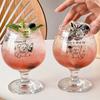 Cute Puppy Egg Shaped Glass Goblet,Restaurant Dessert Cup,Craft Beer Glass, High-end Whiskey Glass, Bar Accessories Wine Glasses