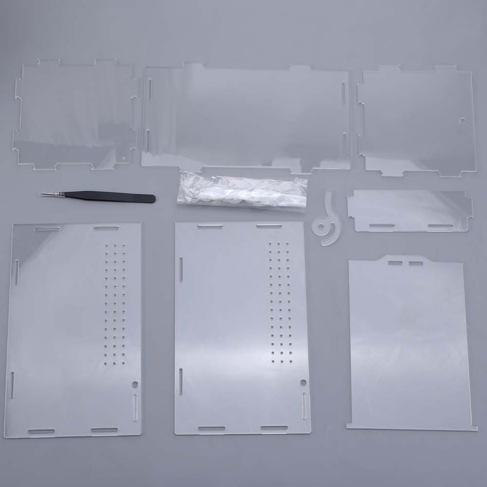 Transparent Reptile Feeding Box Ventilated Spider Observation Box Landscape Habitat