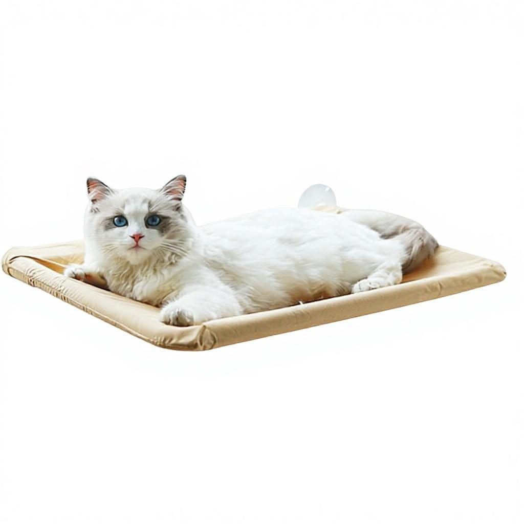 Cute Solid Modern Fashion Cat Hammock Four-Season Foldable Removable Suction Cup Window-Mounted Pet Nest