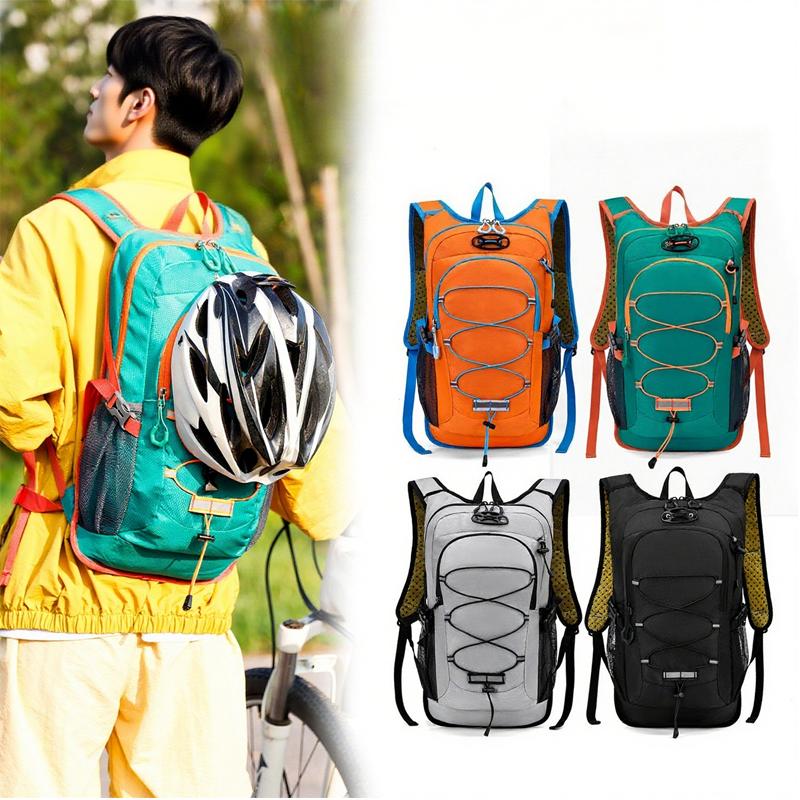 Ultralight Cycling Backpack with Water Bag Ergonomic Strap MTB Road Bicycle Outdoor Hiking Climbing Bag for Sports Fitness