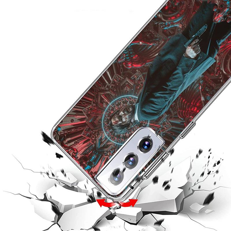 John Wick 4 Movie Phone Case For Samsung Galaxy S23 S24 S25 Ultra S20 FE S21 + S22 Plus S10 Soft Print Shell Cover Fundas S23 S2