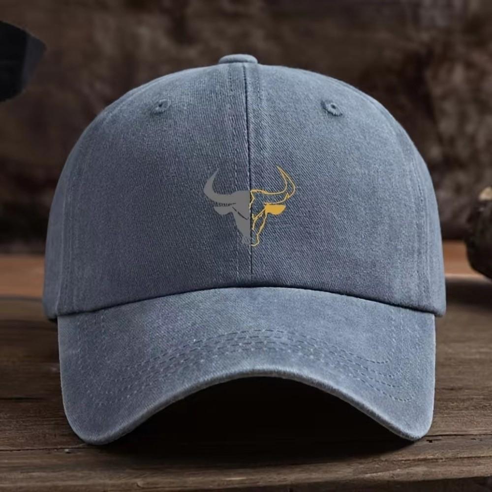 Washed Cotton Peaked Cap For Man Women Hiking Fishing Vacation Exploration