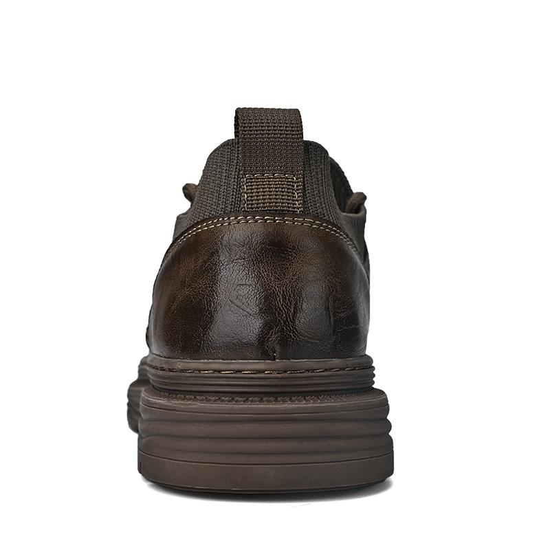 Herren Freizeitschuhe aus Leder, formelle Business-Schuhe