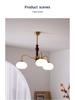Wabi-Sabi Vintage Solid Wood Chandelier for Dining, Study, and Bedroom