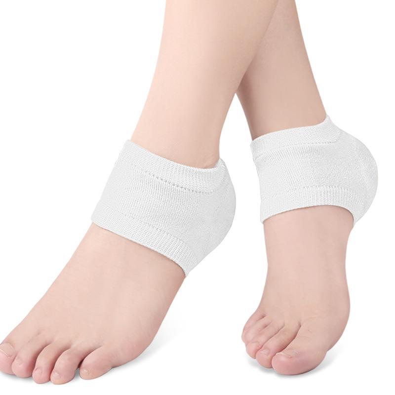 Heel Protector Gel Socks for Men and Women - Anti-Crack and Soft Elastic Pads