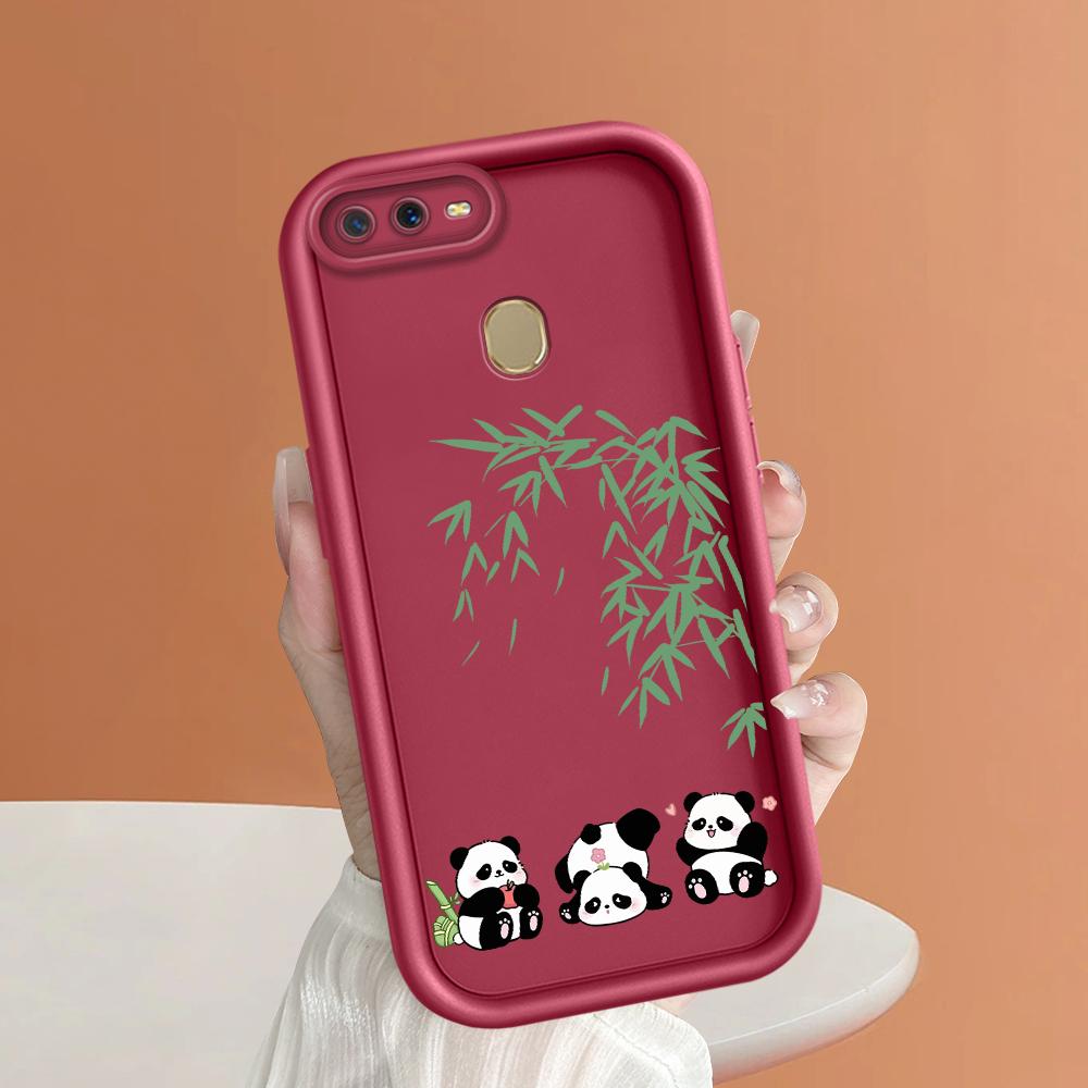 Soft Silicone Square Ladders Cartoon Pattern Full Cover Camera Protection Shockproof Case for OPPO Reno Realme OnePlus