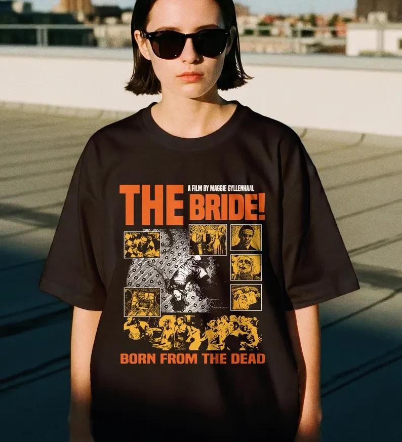 The Bride! Movie T-Shirt, Jessie Buckley Christian Bale Movie Shirt, Gothic Horr XL