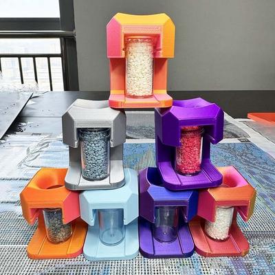 Embroidery Art Tool 5D Diamond Painting Drills Funnel DIY Craft Multifunctional Storage Container Box Beading Plates