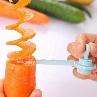 Manuelle Aufschnittmaschinen DIY kreativer Spiralschneider gedrehte Kartoffelchips Gemüse geschnitzte Karotten-Schraubenschneider