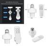 E26 E27 Wireless Remote Control Bulb Base With Timer Led Smart Light Socket For Home Use