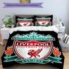 3pcs Duvet Cover Set (1*Duvet Cover + 2*Pillowcase, Without Core),football club.C Print Bedding Set, Bedroom Decor, All‑Season, Birthday Gift
