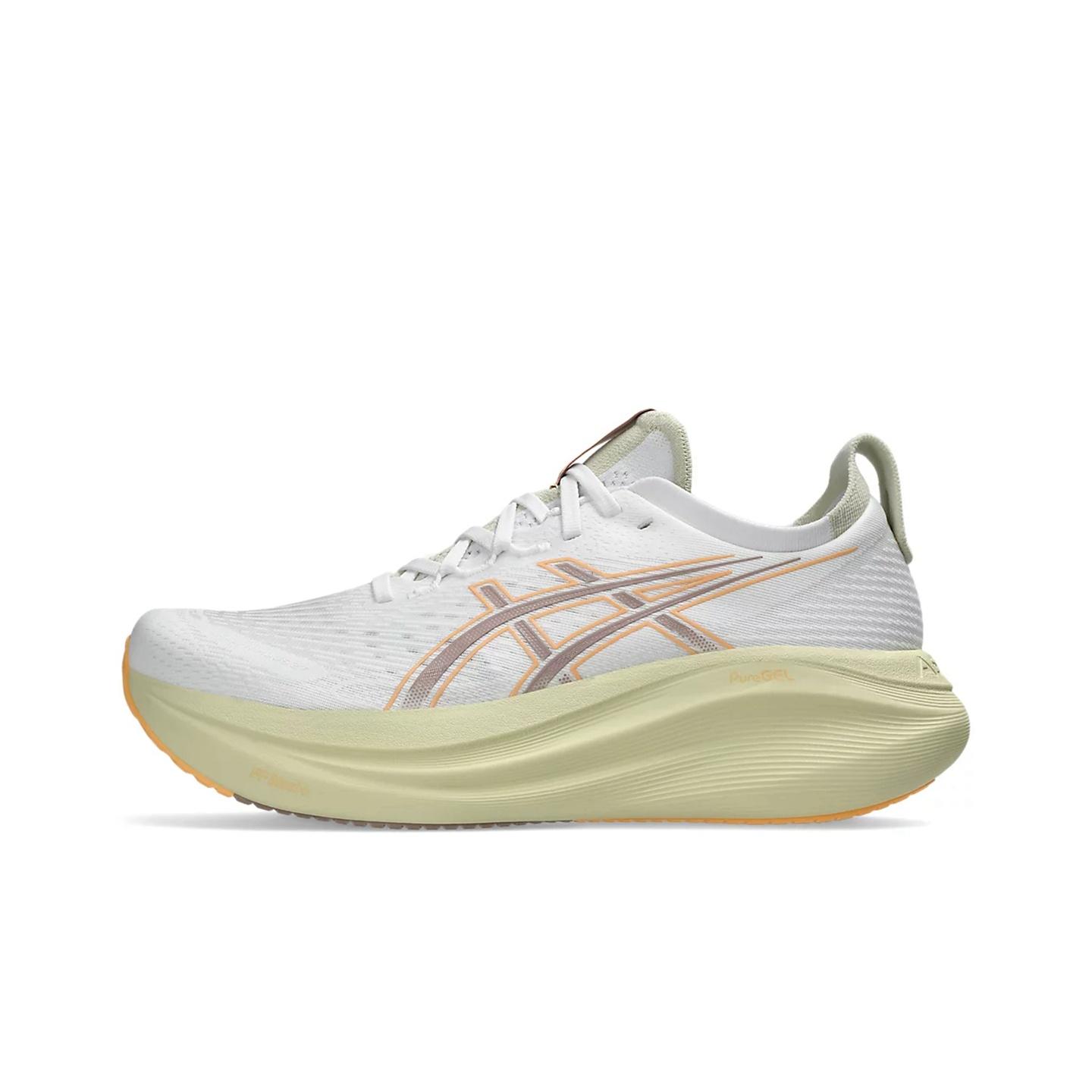 ASICS Gel Nimbus 27 Wide White Fawn Men s 1011B956-102 EU 42