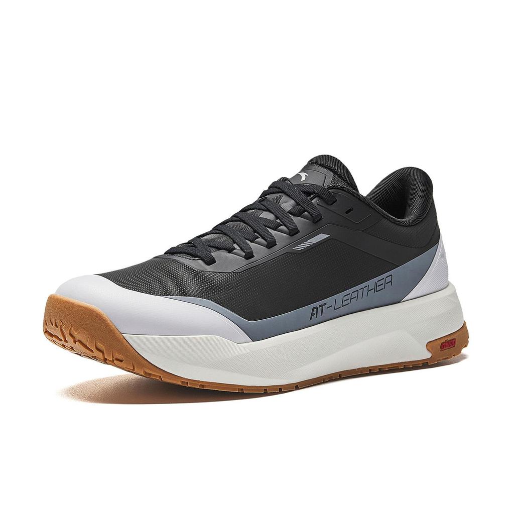 Anta Wind And Rain Dual Purpose Leather Rubber Sole Lightweight Durable Low Top Casual City Commuting Running Shoes Men Sneaker 912615556-10