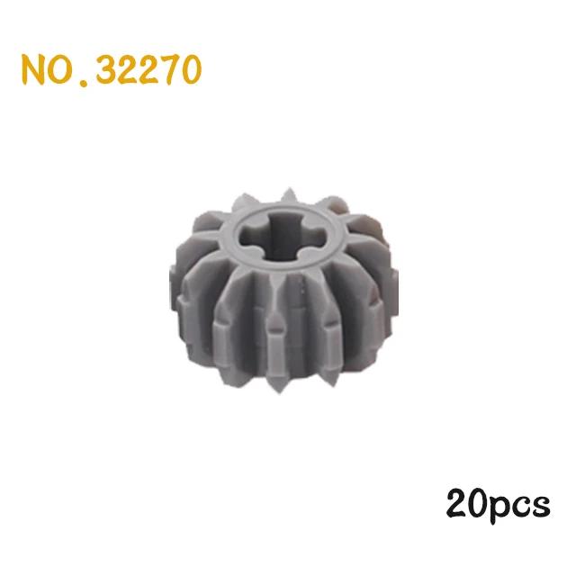 MOC Technical Gear Axle Bricks Parts Worm Rack Conector Train Car Crane Model Technical CROSS Axle Building Blocks Bricks Toys