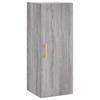 Highboard Gray Sonoma 34.5 x 34 x 180 cm Particleboard