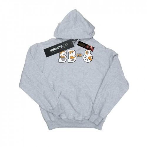 Star Wars Boys The Rise Of Skywalker BB-8 Text Logo Hoodie