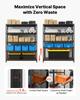 VEVOR Storage Shelves, 5-Tier Adjustable, 1360.8kg Capacity, Heavy Duty Garage Storage Shelving Unit, Metal Utility Rack Shelf