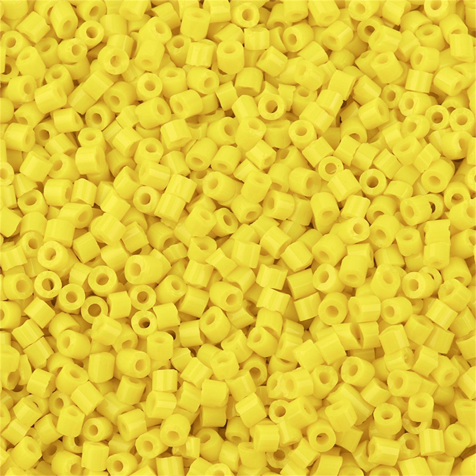 

10 г/бутылка однотонные стеклянные рисовые бусины диаметром 3 мм короткая трубка цветные рисовые бусины свободные бусины материал для ручного плетения бусин своими руками One Size жёлтый