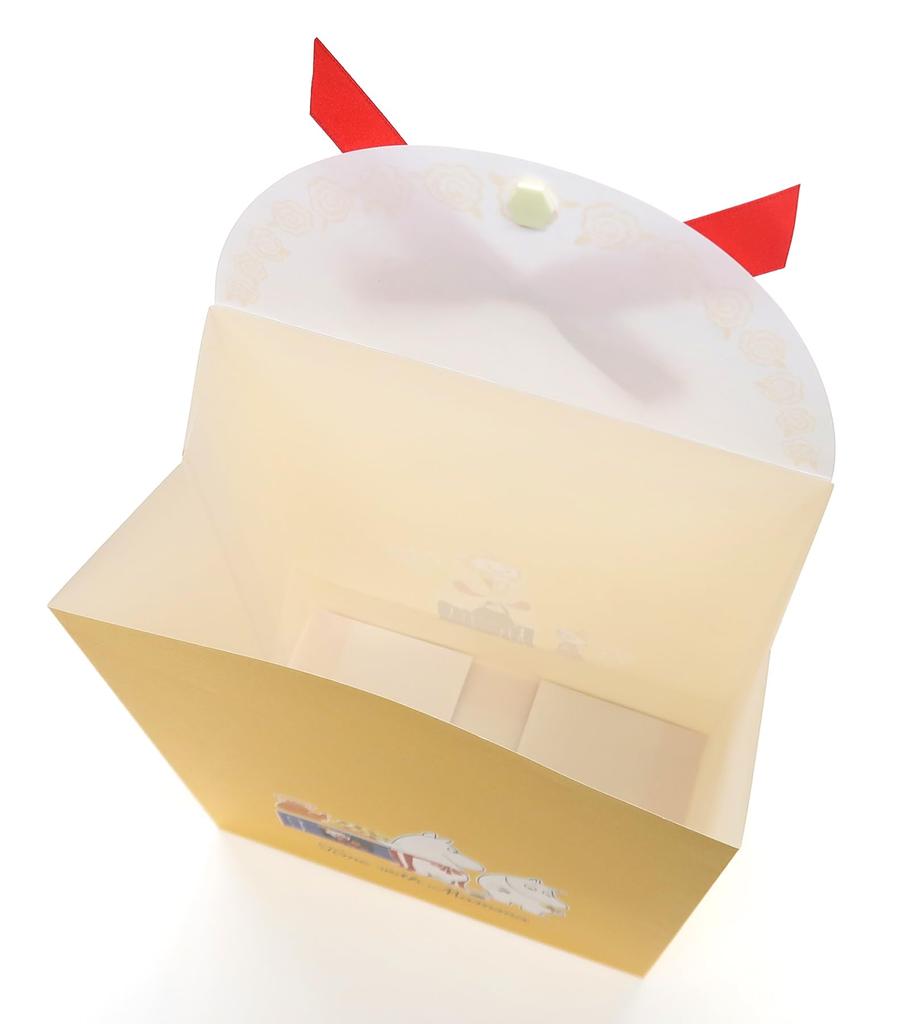 Indigo Moomin Paper Gift with 1 MP547 Bag, "Time Mom/Kitchen," Yellow, Bag,