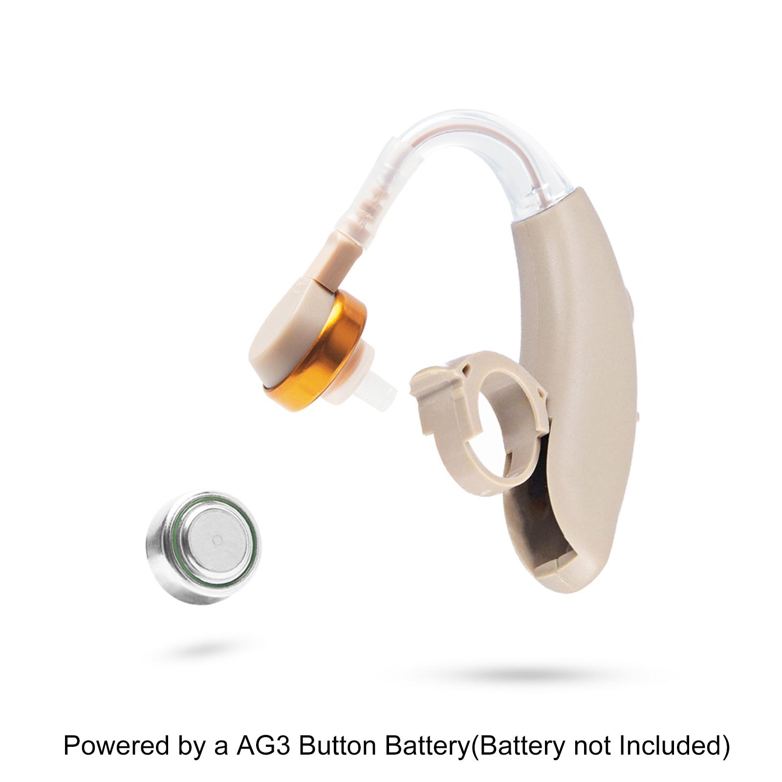 Apparecchi Acustici BTE Disposivo Amplificatore Vocale Enhancer Del Suono Regolabile K Per Apparecchi Acustici Cura Dell'orecchio Utilizzare La Batteria S-138 - Foto 3