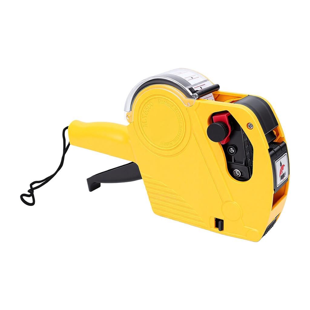 Handheld Price Tag Gun 10000 Labels and 2 Ink Roller Portable Pricing Dating Coding Machine for Retail Store