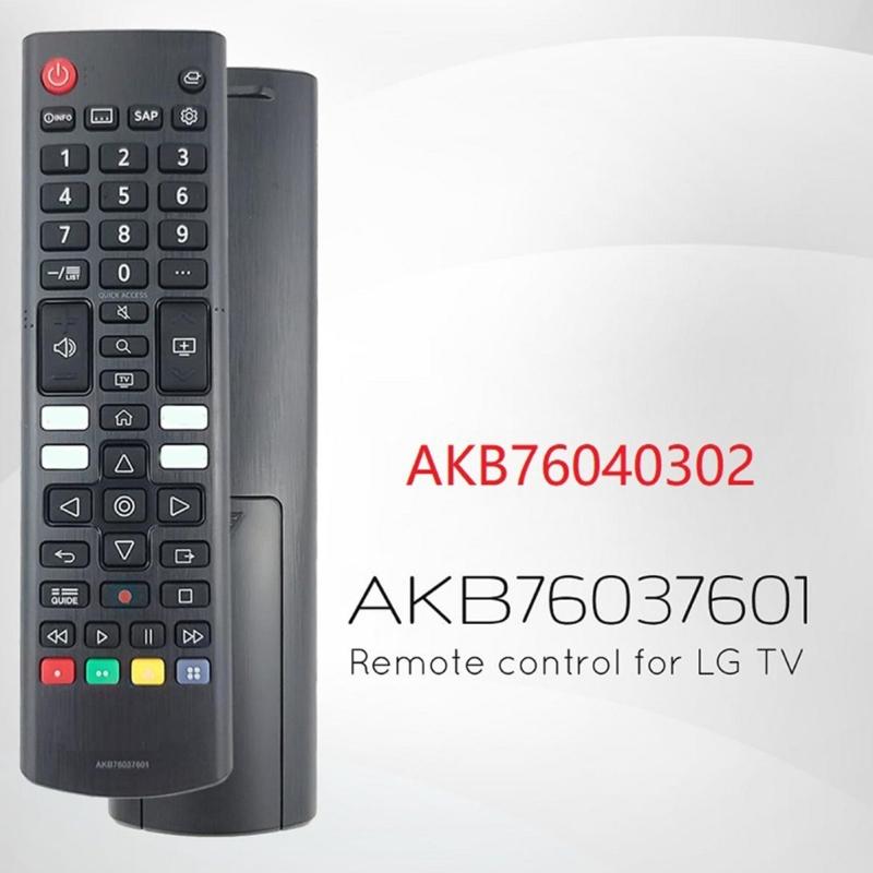 Wide Compatibility TV Remote Control Ergonomic Design for TVs AKB76037601 AKB76040302