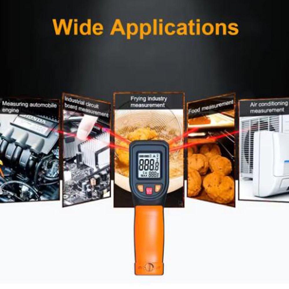 LCD Display Digital Temperature Meter Non-Contact Cooking Thermometer For Home
