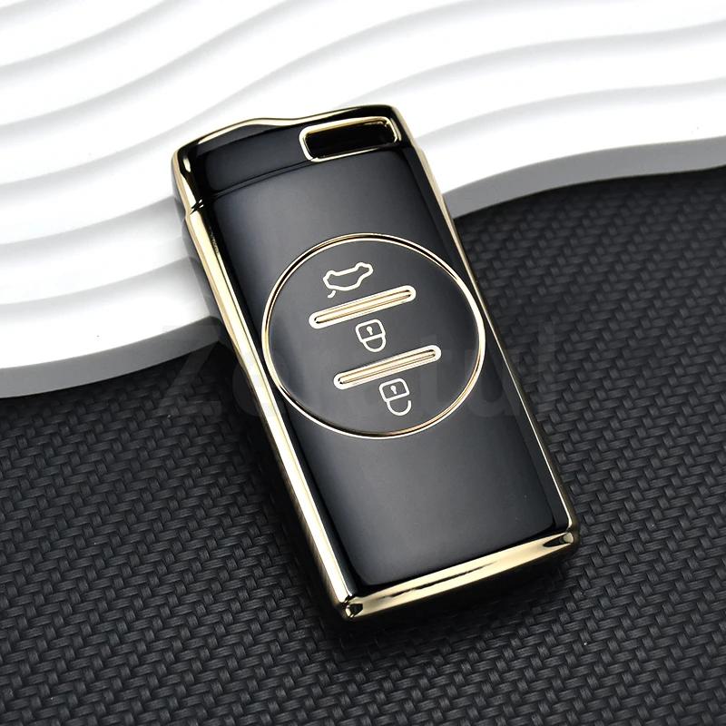TPU Car Key Case Cover For Chery Tiggo 7 Pro 8 Pro Exeed Tiggo 2 3x Arrizo 5 Pro Gx 5x EQ7 Auto Shell Fob Holder Accessories