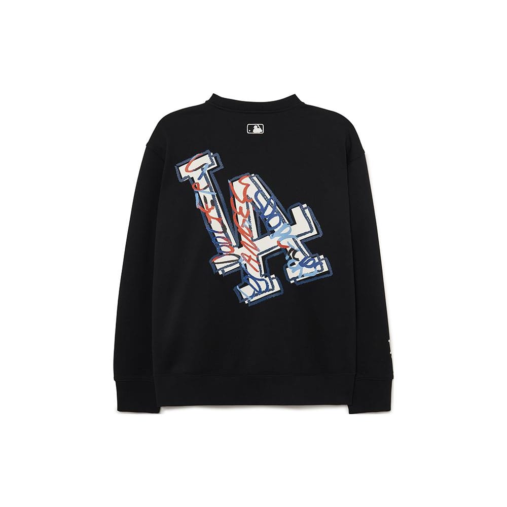 MLB Like Series Sweatshirts Unisex Crew Neck Moderate Regular 3AMTL2034-07BKS
