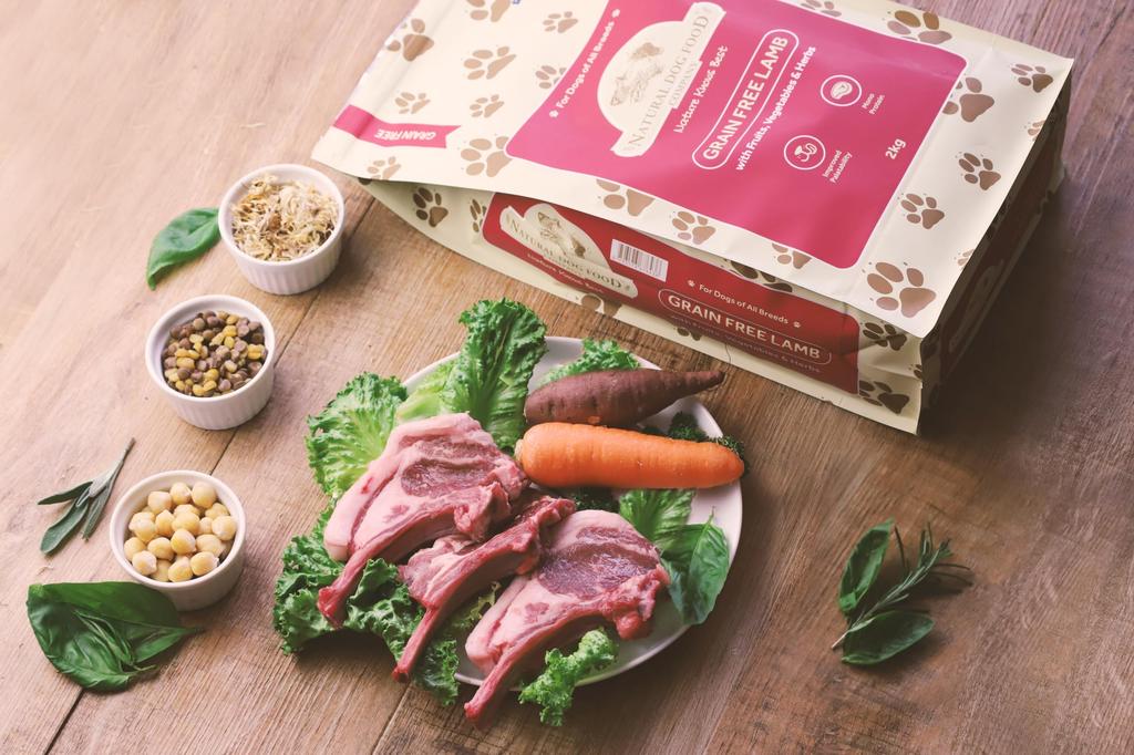 Natural Dog Food Lamb Suitable for All Dog Breeds and All Ages No or Colorants Alan's (2kg) Grain-free Grains, Fragrances,