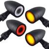 Double Light LED Motorcycle Indicator Lights Weatherproof Construction Quick Mount LED Turn Signals Suitable for Bikes