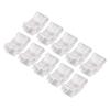 10 Pcs LED Light Strip Connectors 2Pin 8mm Strip to Strip Solderless COB LED Light Strip Connectors