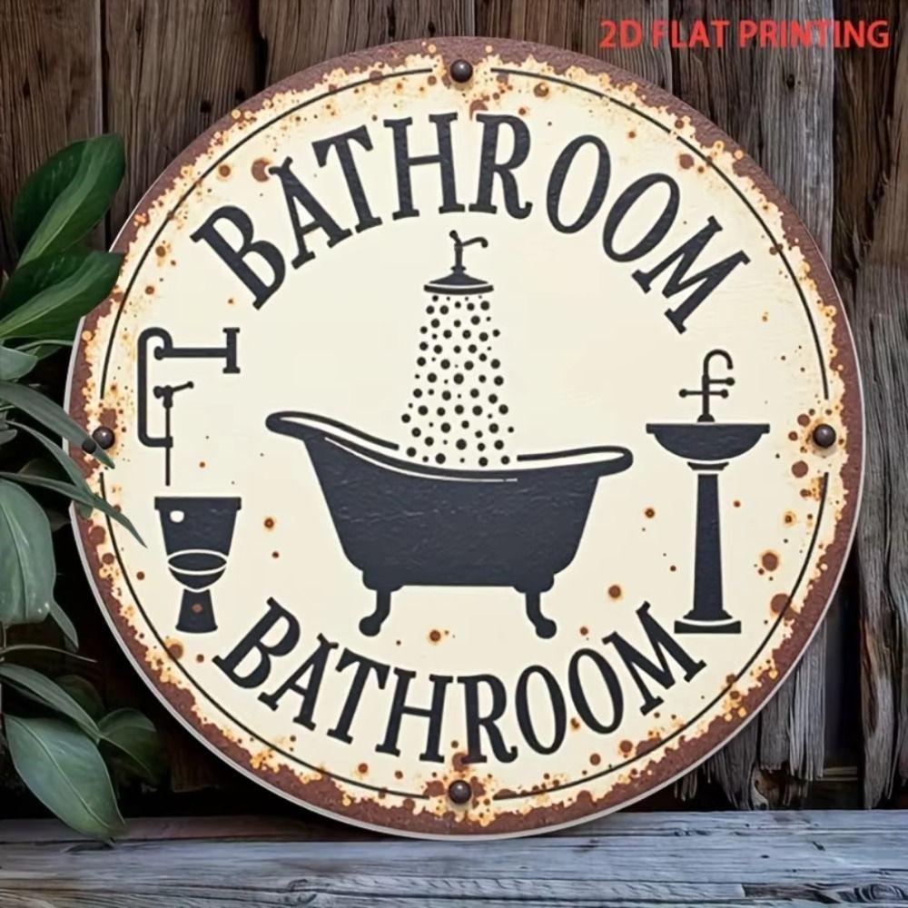 Tin Art Painting Metal Wall Decor 20x20cm Handmade Craft Home Decorative Plate