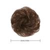 Synthetischer Haarknoten Damen Pferdeschwanz Haarverlängerung Scrunchie Elastisch Dutt Haarteile Scrunchie Wickel