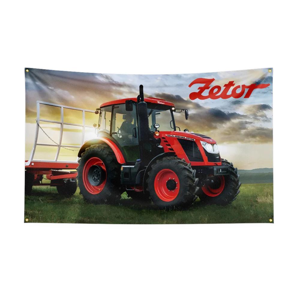 

35ft zZETOR TRACTORS as Tractors Flag Polyester Digital Printed Tool Tapestry Banner Curtain For Decor B 74x94cm(29x37in)