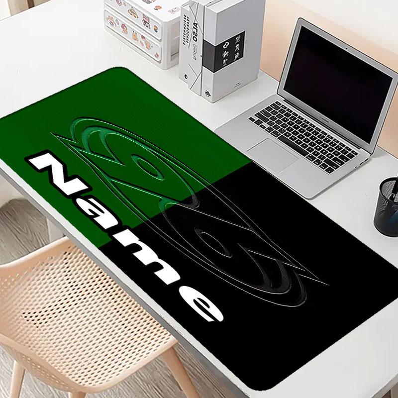 Custom Name Personalized Hannover 96 Football Pattern Mousepad, Laptop PC Desk Mat, Decorative Desk Mat for Home Keyboard Pad Gift