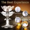 Drink Dispenser with 6 Shot Glasses Shot Dispenser and Holder with Bottle Opener, Shot Glasses Set Acrylic Liquor Dispenser