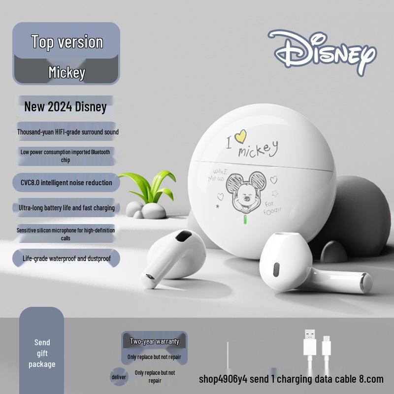 Disney K26 True Wireless Bluetooth Cartoon Earphones with Long Battery Life