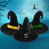Sombrero de Elfo Suave Adorable Cómodo Unisex Disfraz Sombrero de Hechicera Halloween Atrezo de Disfraz para Regalo