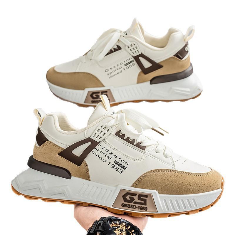 Autumn New Men's Shoes Universal In All Seasons Student Casual Dad Shoes Thick Sole Heightening Casual Sports Men's Shoes