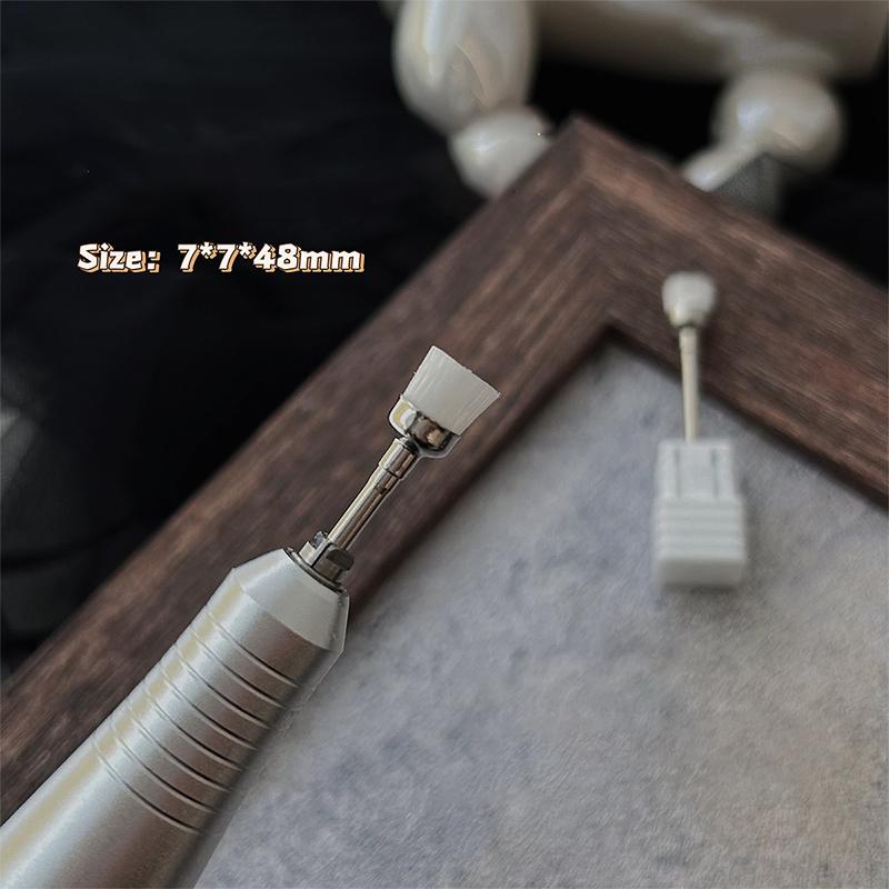 1Pcs Manicure Cutter Nail Drill Bit Cleaning Brush Remove Dust Clean Soft Hard Drill Grinding Head Cleaner Tools