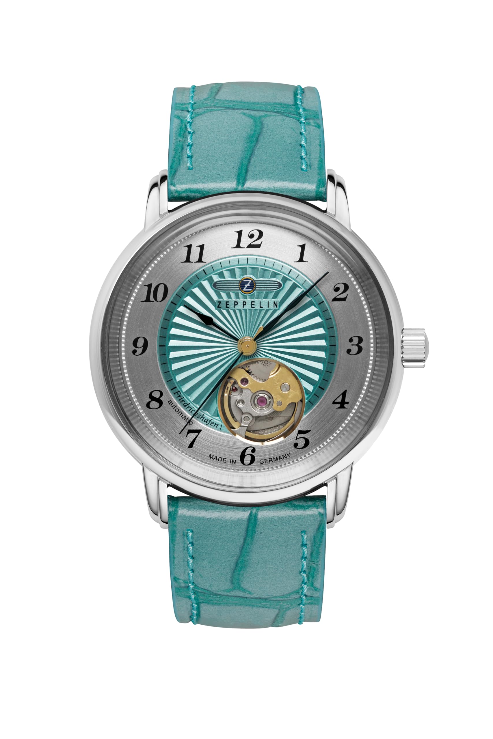 

[Zeppelin] Friedrichshafen 8569-4 Watch, Turquoise Blue [Used]