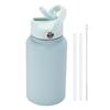 Sport Water Bottle Portable Sport Bottle Stainless Steel Sports Water Bottle with Straw Brush 650ml Portable Vacuum for Outdoor