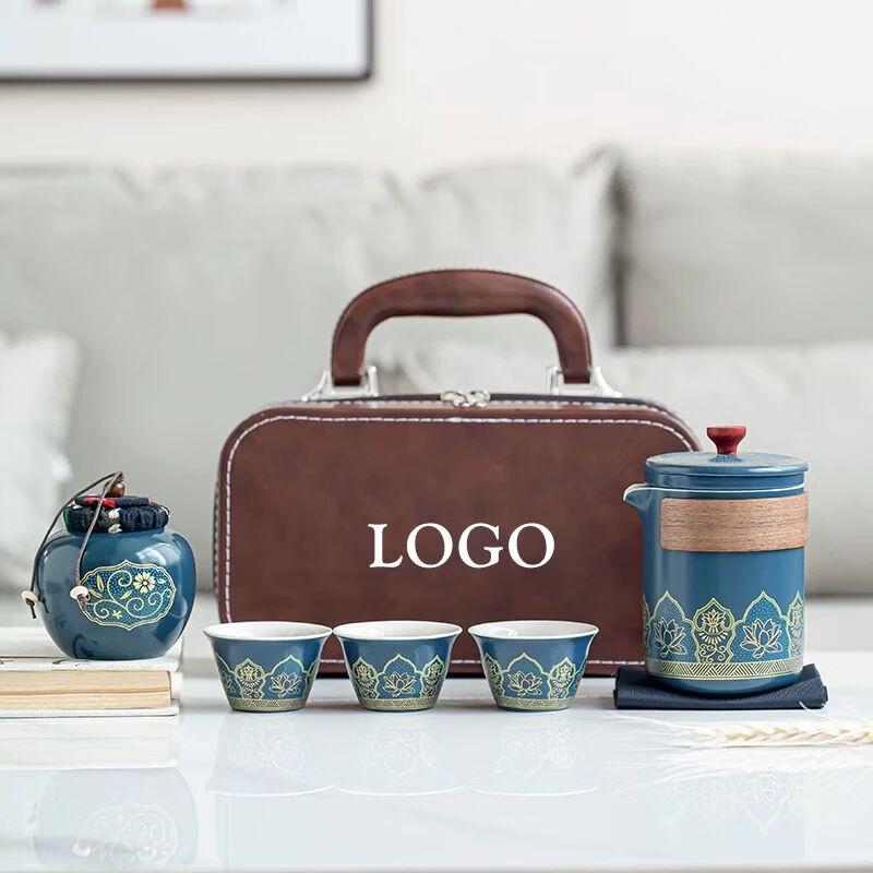 Portable Ceramic Travel Tea Set