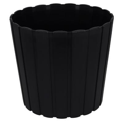 Plastic Flower Pot For Flowers And Herbs On The Balcony Or Terrace, Anthracite, 29Cm