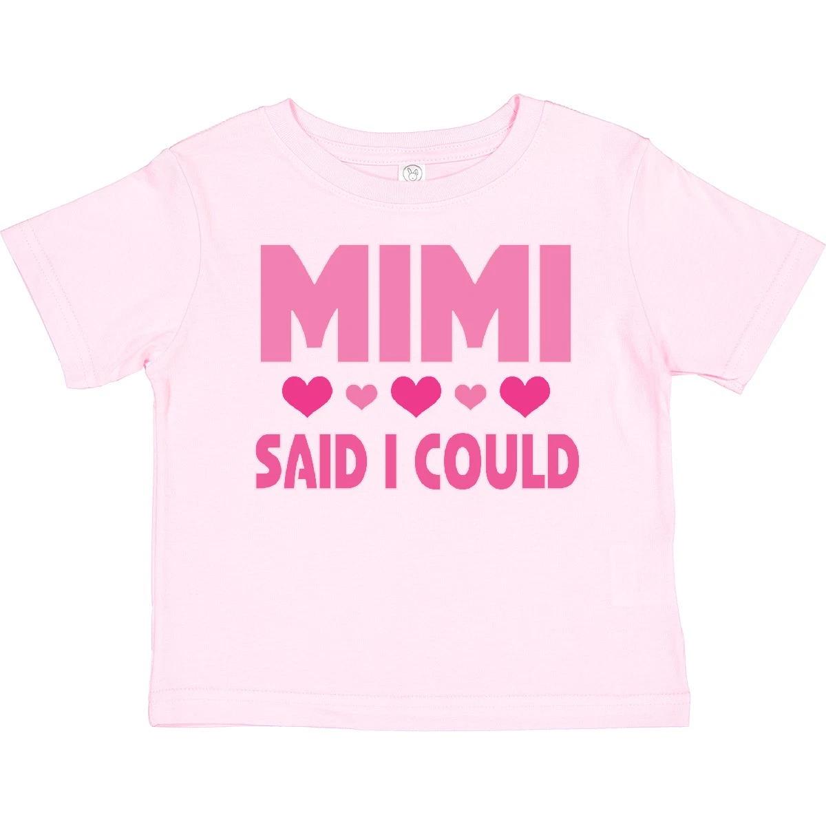 Inktastic Mimi Said Could Funny Granddaughter Toddler kids boys T-Shirt Kids Childs Girls 120