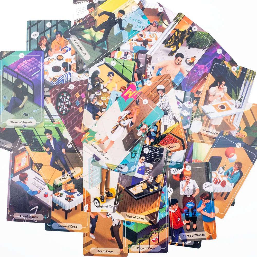 78 Stories Tarot Board Game for Leisure Entertainment Family Gatherings 79 Cards