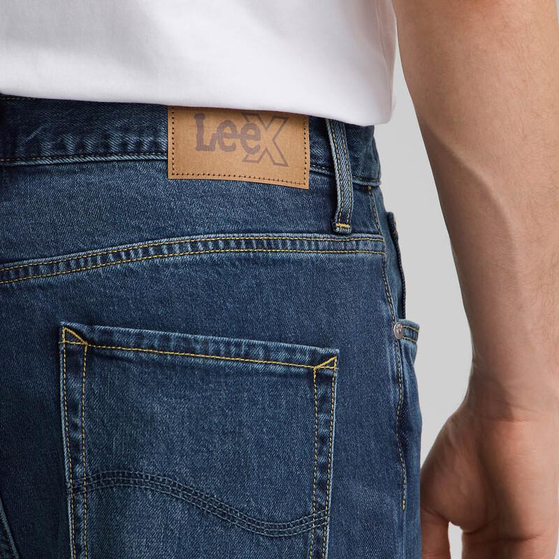 Lee Men's EasyRider 761 Loose Wide-Leg Dark Blue Jeans