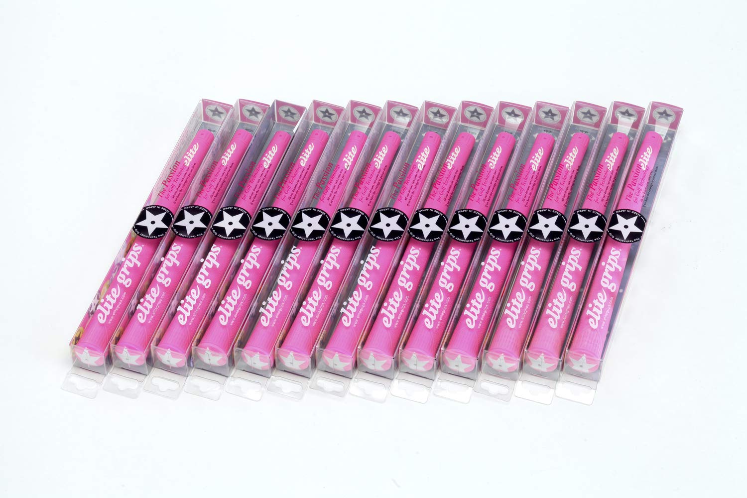 

elitegrips Гольф Грипсы A50 STAR Глубокие Без Задней Линии Набор из 13 штук, Розовый,