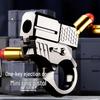 Cross-Border Golden Finger Toy Gun Mini Ring Launcher Ejecting Shell Pistol With Soft Bullets